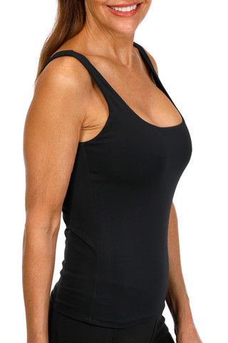 Thumbnail 2: Express Womens Scoop Neck Compression Tank Top 