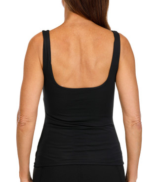 Thumbnail 3: Express Womens Scoop Neck Compression Tank Top 