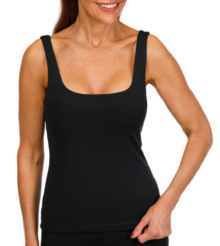 Thumbnail 1: Express Womens Scoop Neck Compression Tank Top 