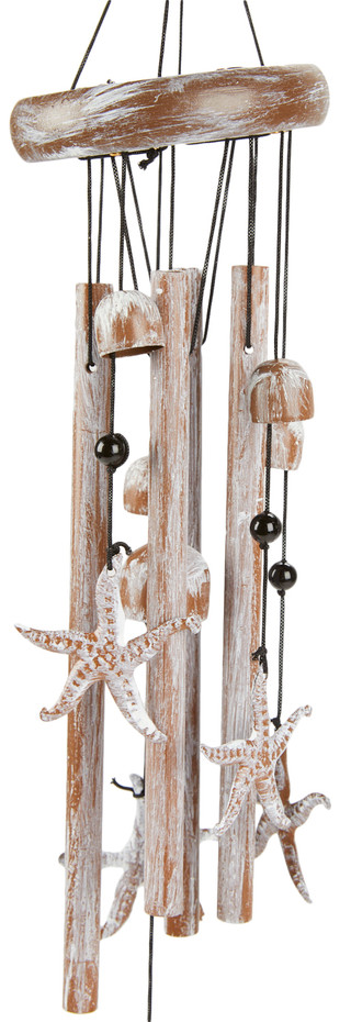 Thumbnail 4: JD Yeatts JD Yeatts 23 in Metal Starfish Wind Chimes 