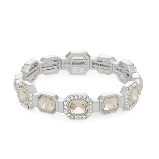 Thumbnail 1: You're Invited You're Invited Silver Crystal Stretch Bracelet 