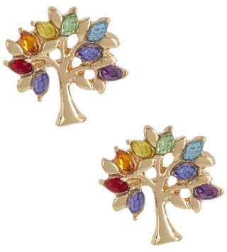 Thumbnail 2: State of Kind State of Kind 2 Pc Gem Tree Necklace Set 