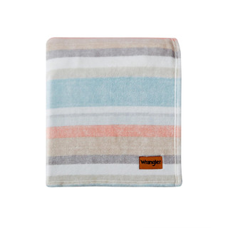 Thumbnail 4: Wrangler Glen Canyon Stripe Ultra Soft Plush Fleece Blanket 