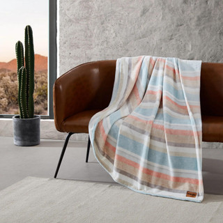 Thumbnail 7: Wrangler Glen Canyon Stripe Ultra Soft Plush Fleece Blanket 