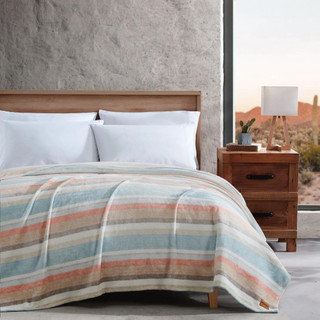 Thumbnail 21: Wrangler Glen Canyon Stripe Ultra Soft Plush Fleece Blanket 