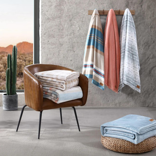 Thumbnail 22: Wrangler Glen Canyon Stripe Ultra Soft Plush Fleece Blanket 