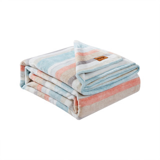Thumbnail 2: Wrangler Glen Canyon Stripe Ultra Soft Plush Fleece Blanket 