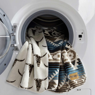 Thumbnail 6: Wrangler Wrangler Jericho Flannel Reversible Throw 