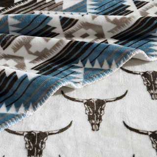 Thumbnail 9: Wrangler Wrangler Jericho Flannel Reversible Throw 