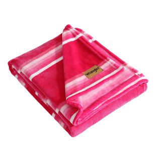 Thumbnail 1: Wrangler Saddle Stripe Ultra Soft Plush Fleece Reversible Throw 