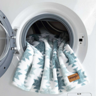 Thumbnail 2: Wrangler Canyon Ikat Ultra Soft Plush Fleece Reversible Throw 