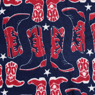 Thumbnail 8: Wrangler Knockin Boots Ultra Soft Plush Fleece Reversible Throw 