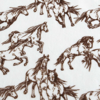 Thumbnail 8: Wrangler Wrangler Mustangs Ultra Soft Plush Fleece Reversible Throw 