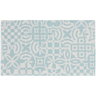 Thumbnail 1: Nourison Nourison 27x45 Tybee Geometric Print Accent Rug 