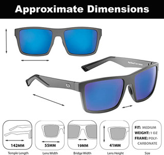 Thumbnail 6: Flying Fisherman Flying Fisherman Mens Swirl Polarized Sunglasses 