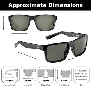Thumbnail 6: Flying Fisherman Flying Fisherman Mens Swirl Polarized Sunglasses 