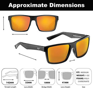 Thumbnail 6: Flying Fisherman Flying Fisherman Mens Swirl Polarized Sunglasses 
