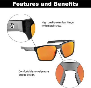 Thumbnail 6: Flying Fisherman Flying Fisherman Mens Sandbar Polarized Sunglasses 