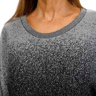 Thumbnail 3: BIRCH NY Birch NY Womens Long Sleeve Crew Neck Glitz Glam Sweater 