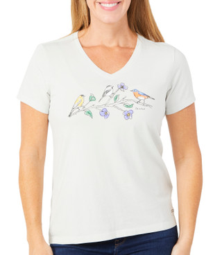 Thumbnail 1: Life is Good Life Is Good Womens Three Birds Tee 