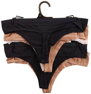 Thumbnail 2: JASON WU Jason Wu Womens 5 Pk Seamless Thong Panties 