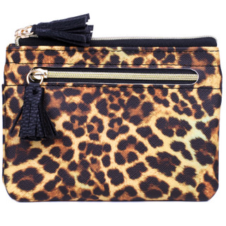 Thumbnail 1: BUXTON Buxton Large Leopard Print ID Coin Case 