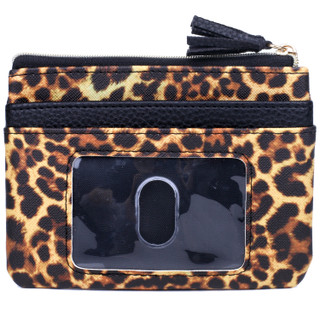 Thumbnail 3: BUXTON Buxton Large Leopard Print ID Coin Case 