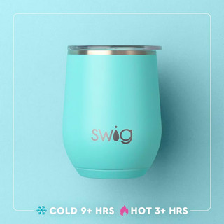Thumbnail 3: Swig Swig 12 oz Crab Stainless Steel Wine Tumbler 