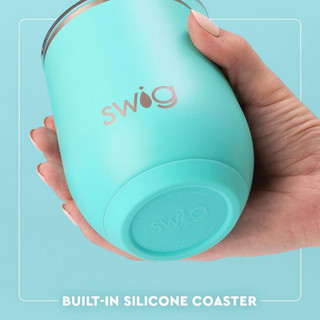 Thumbnail 4: Swig Swig 12 oz Crab Stainless Steel Wine Tumbler 