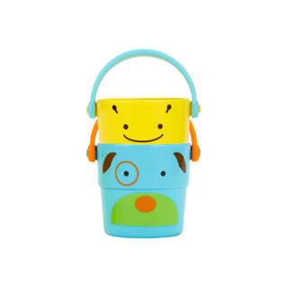 Thumbnail 2: Skip Hop Skip Hop Baby 5 Pk Zoo Stack & Pour Buckets 