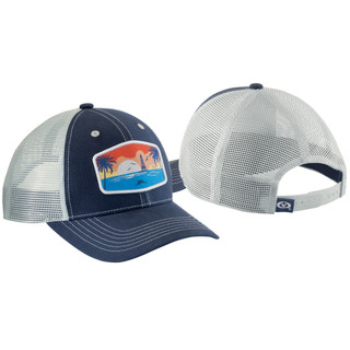 Thumbnail 3: Flying Fisherman Flying Fisherman Mens Sunrise Tarpon Trucker Cap 