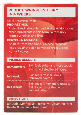 Thumbnail 3: L'OREAL L'Oreal Revitalift Anti-Wrinkle & Firming Night Moisturizer 