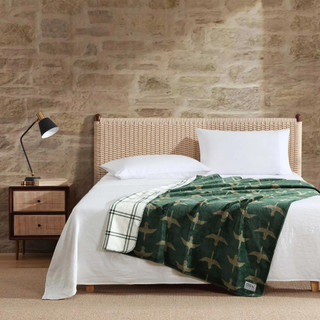Thumbnail 1: Eddie Bauer Eddie Bauer Geese Kettle Falls Plaid Lush Throw 