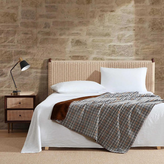 Thumbnail 1: Eddie Bauer Eddie Bauer Griffin Plaid Reversible Flannel Lush Throw 
