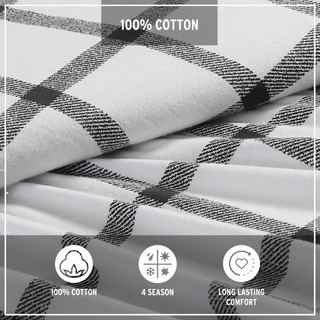 Thumbnail 38: Eddie Bauer Eddie Bauer Bunkhouse Plaid Flannel Sheet Set 