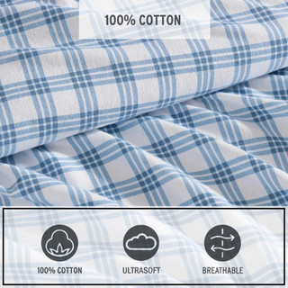 Thumbnail 9: Eddie Bauer Eddie Bauer Arrowhead Tartan Flannel Sheet Set 