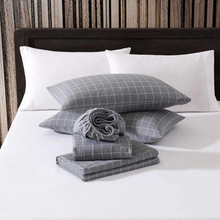Thumbnail 7: Eddie Bauer Eddie Bauer Great Plains Plaid Flannel Sheet Set 