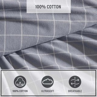 Thumbnail 12: Eddie Bauer Eddie Bauer Great Plains Plaid Flannel Sheet Set 