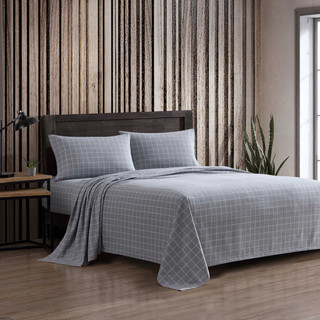 Thumbnail 3: Eddie Bauer Eddie Bauer Great Plains Plaid Flannel Sheet Set 