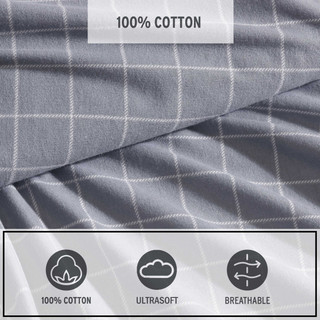 Thumbnail 35: Eddie Bauer Eddie Bauer Great Plains Plaid Flannel Sheet Set 