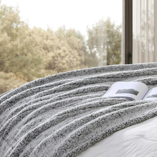 Thumbnail 9: Eddie Bauer Eddie Bauer Lookout Mountain Throw Solid Heated Throw 