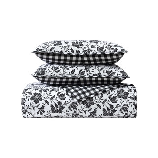 Thumbnail 19: Eddie Bauer Woodblock Reversible Floral Flannel Quilt & Sham Set 