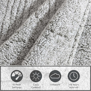 Thumbnail 13: Eddie Bauer Eddie Bauer Solid Lookout Mountain Heated Blanket 