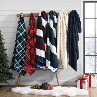 Thumbnail 10: Nautica Nautica Wilton Sherpa Reversible Throw 