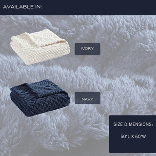 Thumbnail 4: Nautica Nautica Declan Sherpa Reversible Throw 