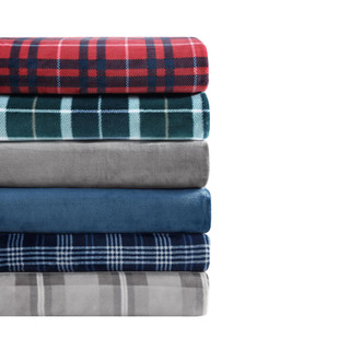 Thumbnail 22: Nautica Nautica Northsail Ultra Soft Plush Fleece Plaid Blanket 