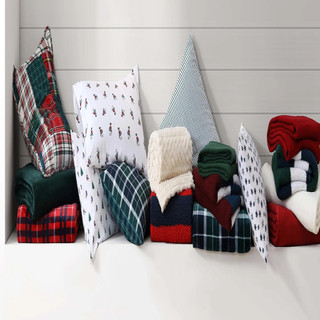 Thumbnail 24: Nautica Nautica Northsail Ultra Soft Plush Fleece Plaid Blanket 