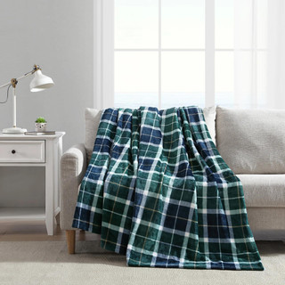 Thumbnail 25: Nautica Nautica Northsail Ultra Soft Plush Fleece Plaid Blanket 