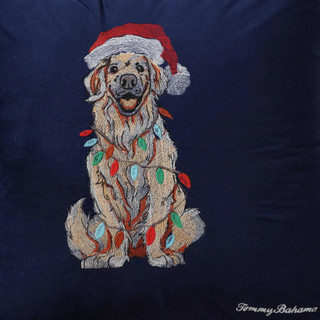 Thumbnail 4: Tommy Bahama Tommy Bahama Holiday Retriever Decorative Pillow 