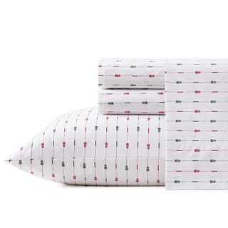 Thumbnail 4: Tommy Bahama Tommy Bahama Pineapple Pinstripe Cotton Percale Sheet Set 
